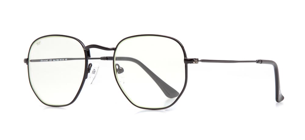 OLİVEWİNG Eyeglasses Teenage,Adult Man,Woman,Unisex Geometrical Full-Rimmed Metal Bluecut OLW 1858-C.06